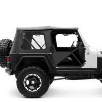 Smittybilt Replacement Soft Top with Tinted Windows for TJ Wrangler - Black