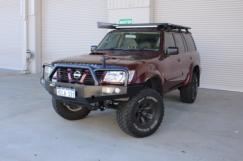 Uneek Front Bumper Bull Bar GU Patrol 19982015