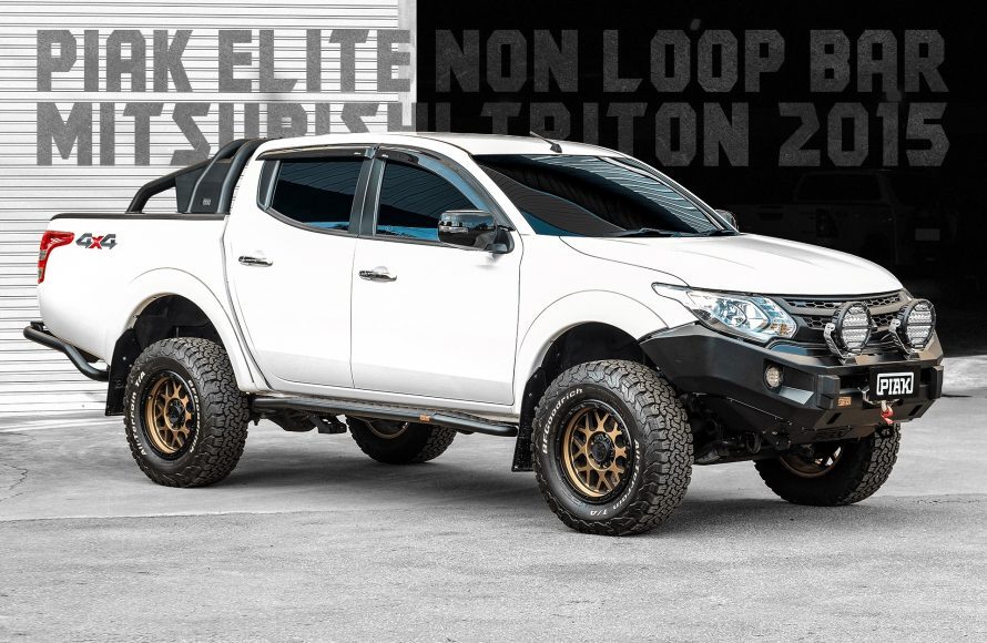 PIAK NonLoop Elite Front Bull Bar Mitsubishi Triton MQ 2015 2018