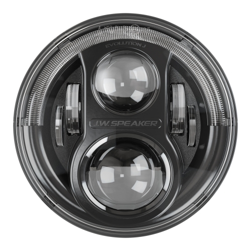 J W Speaker 7 Led Headlights 8700 Evolution J For Jk Wrangler Black Pair
