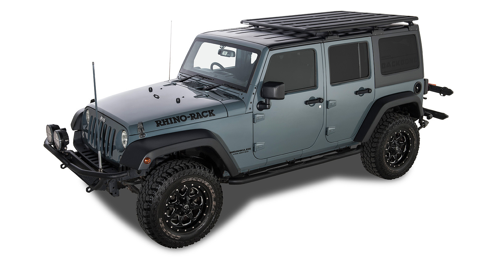 Rhino Rack Backbone Pioneer PlatformTray 1828mm x 1426mm - JK Wrangler 4  Door Roof Rack