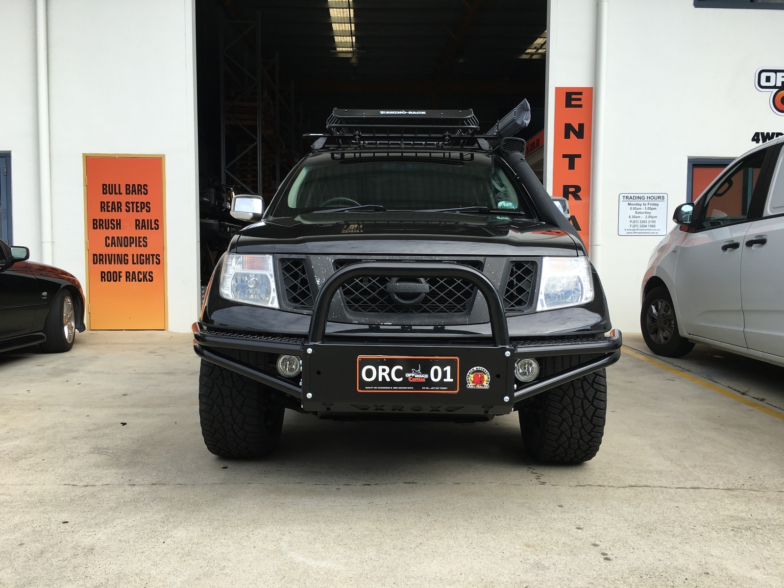 Xrox Winch Bumper Bull Bar For Nissan Navara D40 Stx