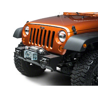 Rugged Ridge JK Wrangler XHD Winch Mount Front Bumper Bull Bar