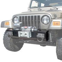 Rugged Ridge TJ Wrangler XHD Winch Mount Front Bumper Bull Bar