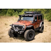 Rugged Ridge Hurricane Flat Fender Flares - JK Wrangler 2007 on