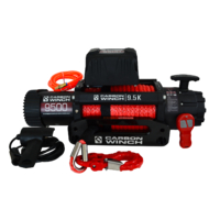Carbon Winches 9K 9,000Lb Electric winch with synthetic rope