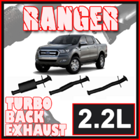 Ignite 3" Turbo Back Exhaust - Ford PX1 Ranger 2.2L / BT50 2011 to 09/2016