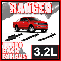 Ignite 3" Turbo Back Exhaust - Ford PX1 Ranger 3.2L / BT50 2011 to 09/2016