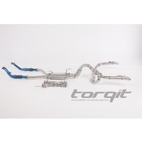 3.5" Turbo Back Twin L/R Exit Stainless Steel Exhaust System - Toyota Landcruisesr 79 Series Dual Cab 3/2007 to 7/2016