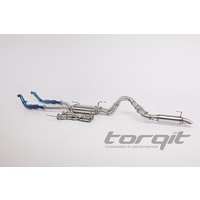 3" Twin to Single 4" DPF Back Stainless Steel Exhaust - Landcruiser 200 Series 10/2015+