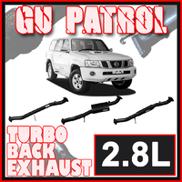 Ignite 3" Turbo Back Exhaust - Nissan Patrol GU Wagon 2.8L
