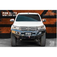 Piak Non-Loop Elite Front Bull bar - Toyota Hilux 2016 to 2018