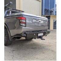 PIAK Premium Rear Step Bar Tow bar with Side Protection - Mitsubishi MQ Triton 2015-2018