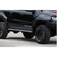 PIAK Side Steps with Optional Side Rails - Ford PX1 PX2 PX3 Ranger / Mazda BT50