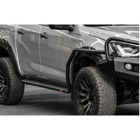 PIAK Side Steps with Optional Side Rails - Isuzu Dmax 2020+