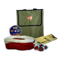 Terrain Tamer Snatch Strap Kit w/  2 x 3.25T Rated Snatch & 8,000kg Snatch Strap 
