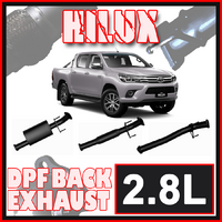 Ignite 3" DPF Back Sport Exhaust - Toyota Hilux GUN 136R Series 2.8L T/D