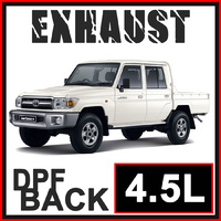 Ignite 3" DPF Back Sport Exhaust - Toyota Landcruiser 79 Series V8 4.5L Dual or Single Cab