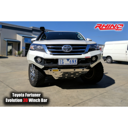 Rhino 4x4 Front Bumper Bull Bar Toyota Fortuner 2015 to 2020