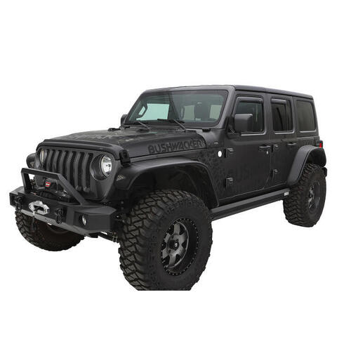 Bushwacker Flat Style JL Wrangler 2018+ Fender Flares Set