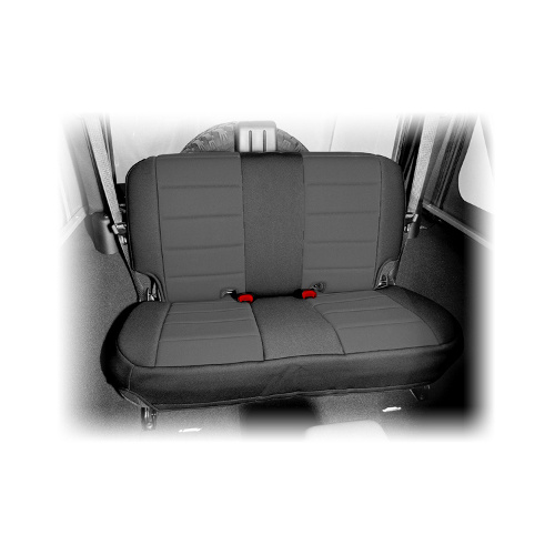 Rugged Ridge Neoprene Rear Seat Cover Black - JK Wrangler 2007-2018 2DR only