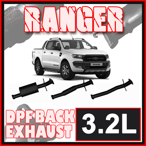 Ignite 3" DPF BACK Exhaust - Ford Ranger PX2 BT50 3.2L 2016+