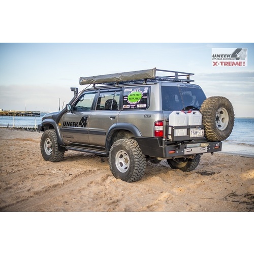 Uneek Rear Bumper bar w/ optional Tyre Carrier Nissan Patrol GU 1998-2015