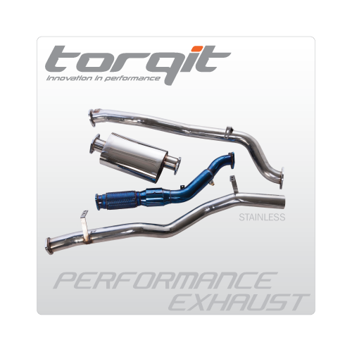 3" Turbo Back Stainless Steel Exhaust - Toyota Prado 120 Series