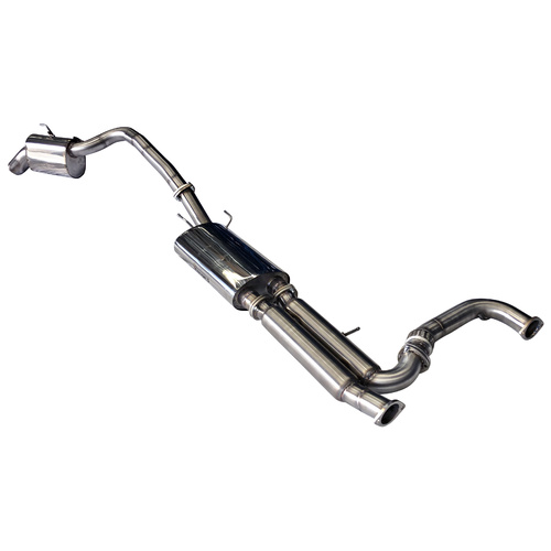 Twin 3" to Single 3" Header Back Stainless Steel Exhaust - Nissan Patrol Y62 5.6L 2012+