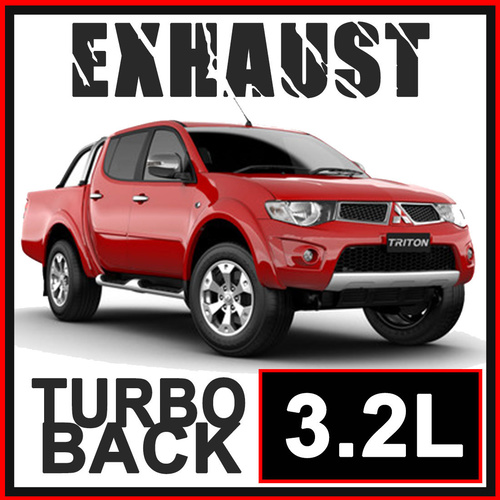 Ignite 3" Turbo Back Exhaust - Mitsubishi ML Triton 3.2L TD 2005 to 2015