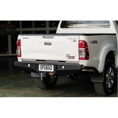 PIAK Premium Rear Step Bar Tow bar with Side Protection - Toyota Hilux 2005-2015