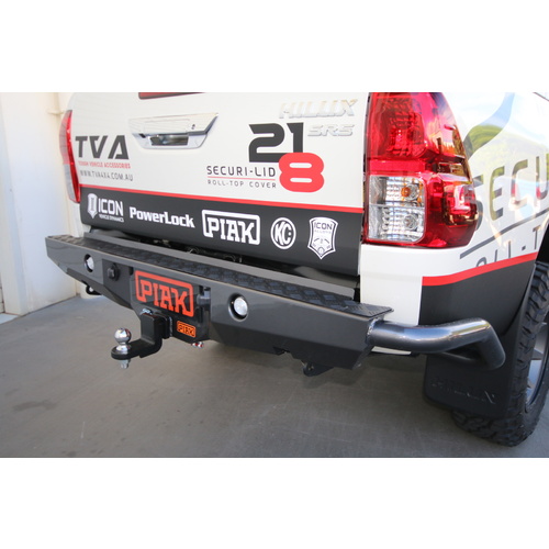 PIAK Premium Rear Step Bar Tow bar with Side Protection - Toyota Hilux 2015+