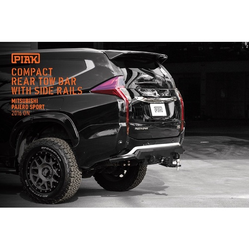 PIAK Compact Rear bar w/ Side Rails - Pajero Sport QE 2016-2020