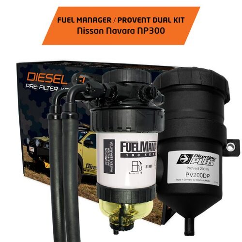 Diesel Pre-Filter & Catch Can Combo - Nissan Navara NP300 2015+